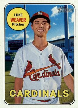 #253 Luke Weaver - St. Louis Cardinals - 2018 Topps Heritage Baseball