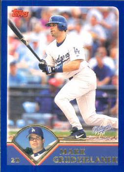 #253 Mark Grudzielanek - Los Angeles Dodgers - 2003 Topps Baseball