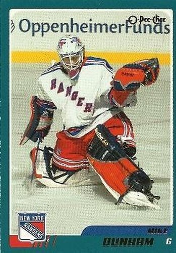 #253 Mike Dunham - New York Rangers - 2003-04 O-Pee-Chee Hockey