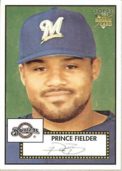 #253 Prince Fielder - Milwaukee Brewers - 2006 Topps 1952 Edition Baseball