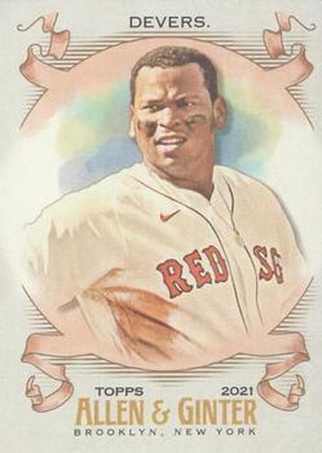 #253 Rafael Devers - Boston Red Sox - 2021 Topps Allen & Ginter Baseball