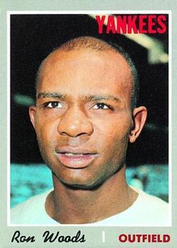 #253 Ron Woods - New York Yankees - 1970 Topps Baseball