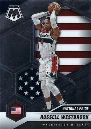 #253 Russell Westbrook - Washington Wizards - 2020-21 Panini Mosaic Basketball