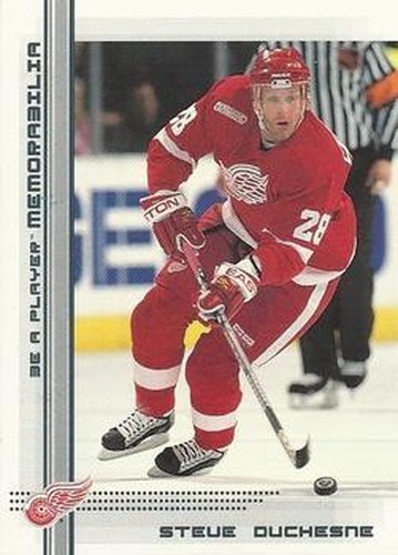 #253 Steve Duchesne - Detroit Red Wings - 2000-01 Be a Player Memorabilia Hockey