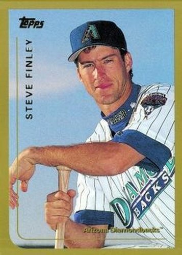 #253 Steve Finley - Arizona Diamondbacks - 1999 Topps Baseball