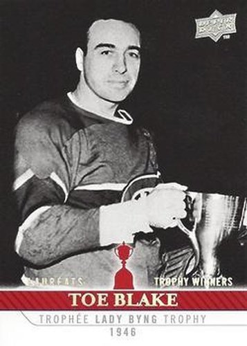 #253 Toe Blake - Montreal Canadiens - 2008-09 Upper Deck Montreal Canadiens Centennial Hockey