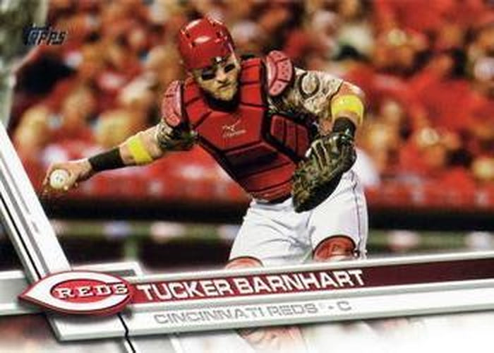 #253 Tucker Barnhart - Cincinnati Reds - 2017 Topps Baseball