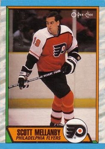 #253 Scott Mellanby - Philadelphia Flyers - 1989-90 O-Pee-Chee Hockey