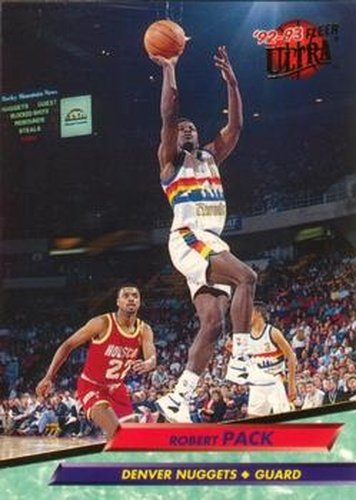 #253 Robert Pack - Denver Nuggets - 1992-93 Ultra Basketball