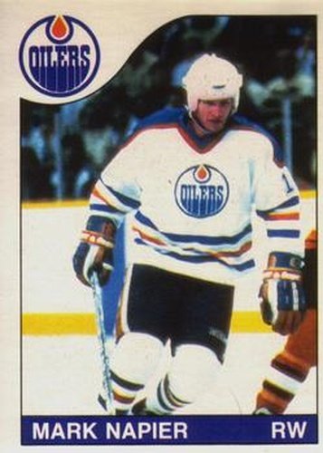 #253 Mark Napier - Edmonton Oilers - 1985-86 O-Pee-Chee Hockey