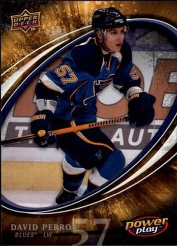 #253 David Perron - St. Louis Blues - 2008-09 Upper Deck Power Play Box Set Hockey