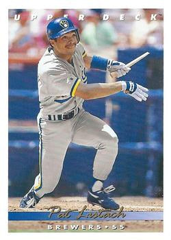 #253 Pat Listach - Milwaukee Brewers - 1993 Upper Deck Baseball