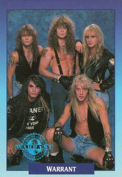 #253 Warrant - 1991 Brockum Rock Cards