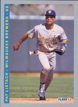 #253 Pat Listach - Milwaukee Brewers - 1993 Fleer Baseball