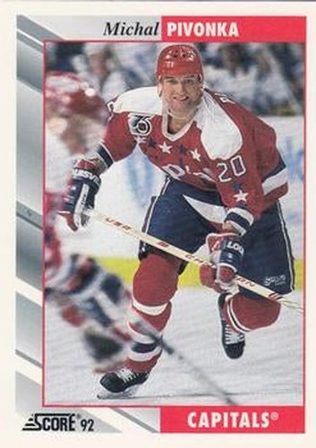 #253 Michal Pivonka - Washington Capitals - 1992-93 Score USA Hockey