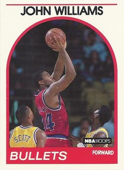 #254 John Williams - Washington Bullets - 1989-90 Hoops Basketball