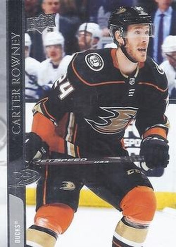 #254 Carter Rowney - Anaheim Ducks - 2020-21 Upper Deck Hockey