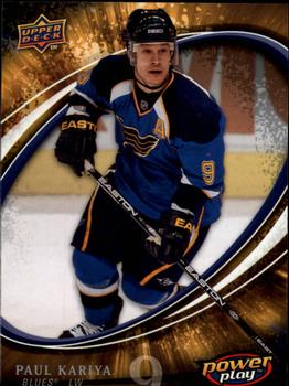 #254 Paul Kariya - St. Louis Blues - 2008-09 Upper Deck Power Play Box Set Hockey