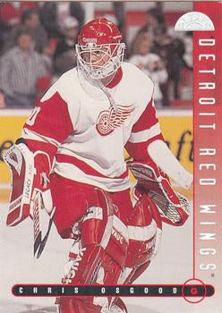 #254 Chris Osgood - Detroit Red Wings - 1995-96 Leaf Hockey