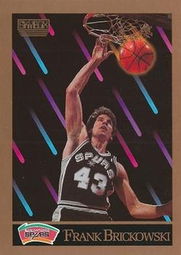 #254 Frank Brickowski - San Antonio Spurs - 1990-91 SkyBox Basketball