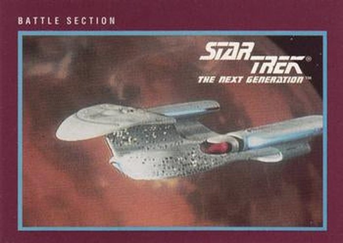 #254 Battle Section - 1991 Impel Star Trek 25th Anniversary