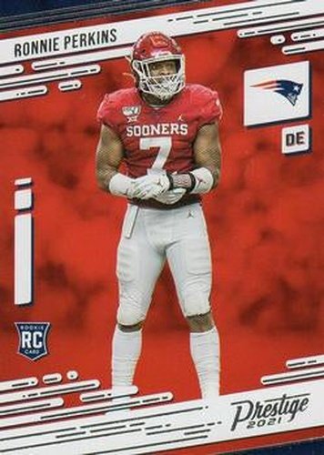 #254 Ronnie Perkins - New England Patriots - 2021 Panini Prestige Football