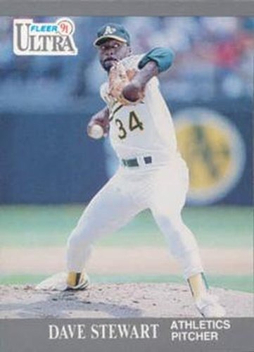 #254 Dave Stewart - Oakland Athletics - 1991 Ultra Baseball