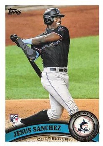 #254 Jesus Sanchez - Miami Marlins - 2021 Topps Archives Baseball