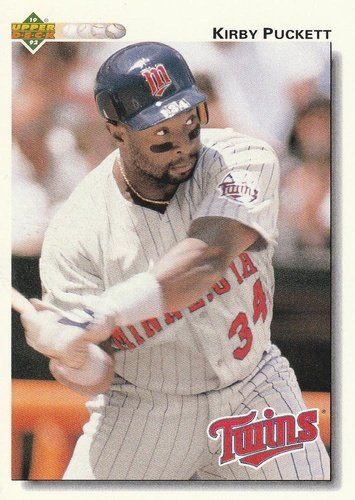 #254 Kirby Puckett - Minnesota Twins - 1992 Upper Deck Baseball