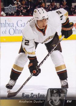 #254 Dan Sexton - Anaheim Ducks - 2010-11 Upper Deck Hockey