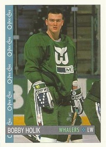 #254 Bobby Holik - Hartford Whalers - 1992-93 O-Pee-Chee Hockey