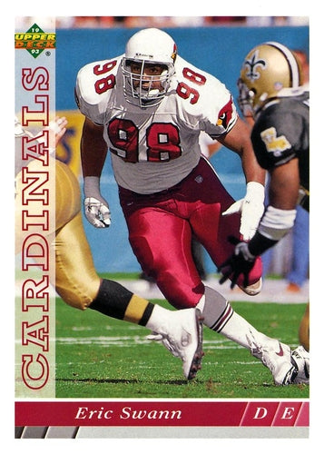 #254 Eric Swann - Phoenix Cardinals - 1993 Upper Deck Football