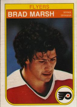 #254 Brad Marsh - Philadelphia Flyers - 1982-83 O-Pee-Chee Hockey