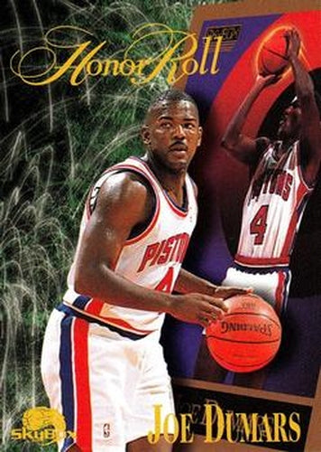 #254 Joe Dumars - Detroit Pistons - 1995-96 SkyBox Premium Basketball