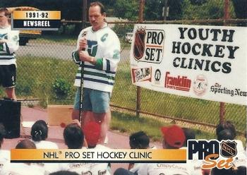 #254 Youth Clinics - 1992-93 Pro Set Hockey