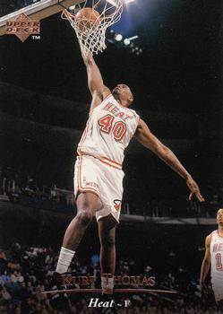 #254 Kurt Thomas - Miami Heat - 1995-96 Upper Deck Basketball
