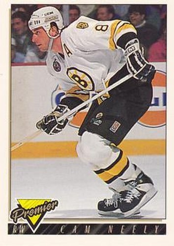 #254 Cam Neely - Boston Bruins - 1993-94 Topps Premier Hockey