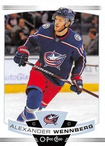 #254 Alexander Wennberg - Columbus Blue Jackets - 2019-20 O-Pee-Chee Hockey