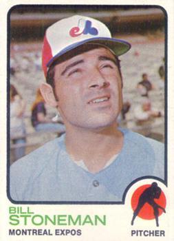 #254 Bill Stoneman - Montreal Expos - 1973 Topps Baseball