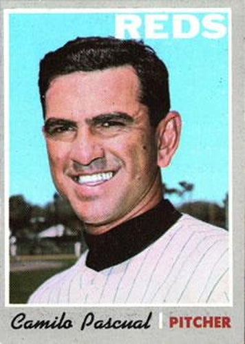 #254 Camilo Pascual - Cincinnati Reds - 1970 Topps Baseball