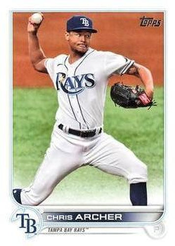 #254 Chris Archer - Tampa Bay Rays - 2022 Topps Baseball