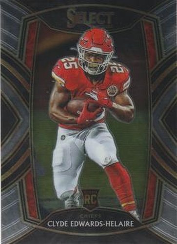 #254 Clyde Edwards-Helaire - Kansas City Chiefs - 2020 Panini Select Football