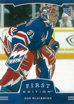 #254 Dan Blackburn - New York Rangers - 2002-03 Be a Player First Edition Hockey