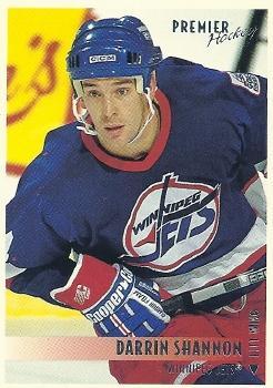 #254 Darrin Shannon - Winnipeg Jets - 1994-95 Topps Premier Hockey