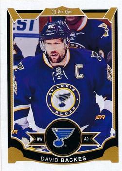 #254 David Backes - St. Louis Blues - 2015-16 O-Pee-Chee Hockey