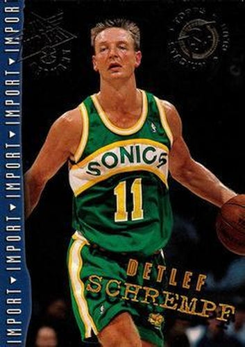 #254 Detlef Schrempf - Seattle SuperSonics - 1994-95 Stadium Club Basketball