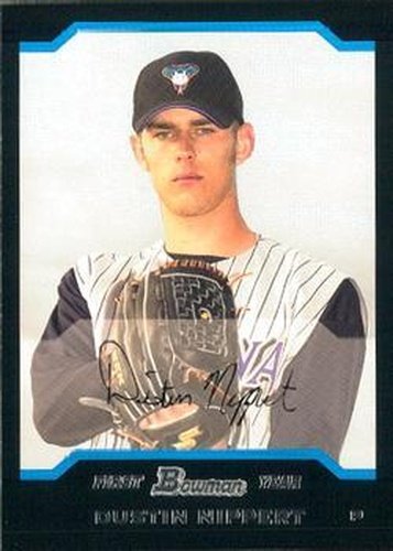 #254 Dustin Nippert - Arizona Diamondbacks - 2004 Bowman Baseball