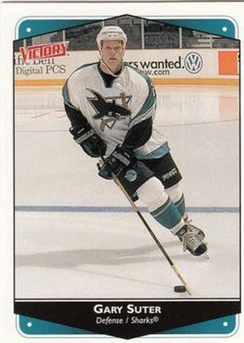 #254 Gary Suter - San Jose Sharks - 1999-00 Upper Deck Victory Hockey