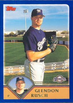 #254 Glendon Rusch - Milwaukee Brewers - 2003 Topps Baseball