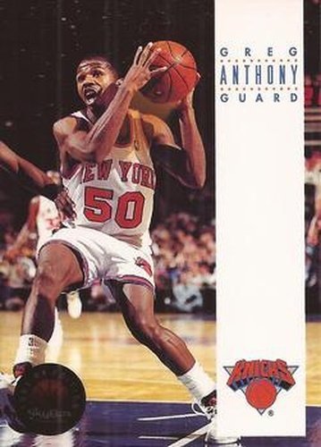 #254 Greg Anthony - New York Knicks - 1993-94 SkyBox Premium Basketball